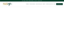 Desktop Screenshot of palacecafe.com